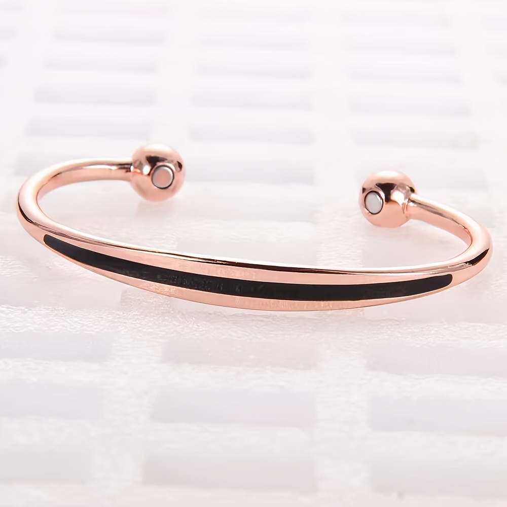 Women's Adjustable Copper Bracelet, Magnetic & Hypoallergenic